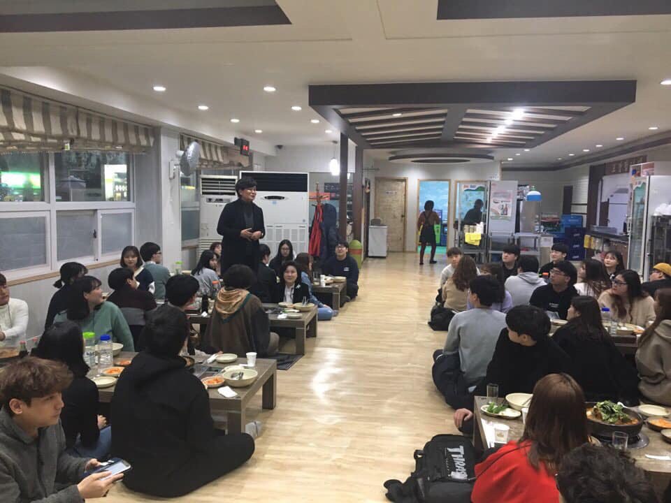 권회연 학과장님 인사