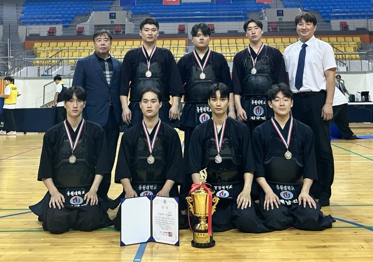 유원대 검도부 장관배 男대학부 단체전 준우승
